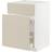 IKEA Metod Maximera Underskab T Vask 3 Fronter 2 Skuffe - Hvid/Havstorp Beige