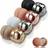 Shein Magnetic Brooches Classic Round Shiny Matte Stable Scarf Clips - Colorful