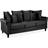 Beliani Bornholm Black Soffa 197cm 3-sits