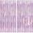 Shein Pink Tinsel Foil Fringe Curtains 2 Packs