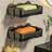 Shein 1PC/2PCS Gray Soap Dish With Drain Rack - 13x8cm No Drill Self Adhesive Wall Mounted Soap Holder For Bathroom Kitchen Dorm, Space Saving Organizer With Tray