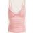 Shein Contrast Lace Bow Front Y2K Solid Cami Top - Vocation