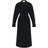 Victoria Beckham Flared Polo Dress Framed Buttoned Cuffs - Black