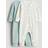 H&M Baby Pyjamasoverall Bomull - Vit/Prickig