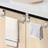 Shein Basic living 1PC Silver Single Rod Towel Rack Cabinet Door Back Type Hanging Rack Non-punched Towel Rod