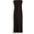 H&M Ladies Ribbed Tube Dress - Dark Brown