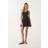 Stradivarius Short Linen Blend Halter Dress - Black