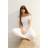 H&M Ribbed Off-the Shoulder Dress - White