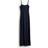 H&M Ladies Ribbed Bodycon Dress - Navy Blue