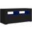 vidaXL LED Lights Black TV-bord 90x40cm