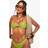 boohoo Bandeau Bikini Top - Green