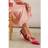 Wallis Evelyn Satin Asymmetric Slingback Kitten Heel Court Shoes - Bright Pink