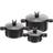 Ballarini Click & Cook Set med lock 3 delar