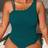 Shein Plus Size Asymmetric Neckline Backless Tie Swimsuit
