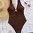 Shein New One-Piece Circular Cut Swimsuit - Tummy Control