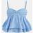 Shein Tween Girls Casual Minimalist Comfortable Ruffle Backless Tank Top