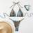 Shein Women Leopard Zebra Print Halter Tie Set - Beach Vacation