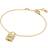 Michael Kors Padlock Bracelet - Gold/Transparent