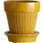 Bergs Potter Simona Glazed Pot - Amber Yellow ∅14cm
