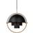 GUBI Multi-Lite Large Brass/Coal Black Pendel ∅ 36cm