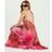 River Island Pink Animal Print Halter Neck Beach Dress - Pink