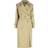 Burberry Long Check Collar Castleford Trench Coat - Beige