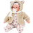 Bibi Doll Girl Doll In Beige Coat 18"