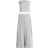 H&M 2-Piece Ribbed Top & Trousers Set - White/Black Striped
