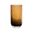 Specktrum Meadow Swirl Cylinder Amber Vase 21cm