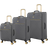 IT Luggage Desirable Soft Suitcase set of 3 - Grey