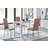 Furniturebox Pivero White Dining Set 70x120cm 5pcs