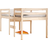vidaXL High Sleeper Bed 31.7x77"