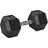 Homcom Single Rubber Hex Dumbbell 20kg