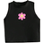 Shein Young Girl Casual Minimalist Cartoon Pattern Sleeveless Round Neck Tank Top - Summer