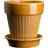 Bergs Potter Simona Glazed Pot - Amber Yellow Krukke