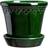 Bergs Potter Københavner Glazed Pot - Emerald Green ∅18cm