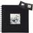 Shein 7x7 Inch Black Faux Leather Scrapbook Photo Album
