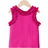 Shein Young Girl Fashionable Ruffled Trim Tank Top For Summer