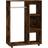 vidaXL Engineered Wood Smoked Oak Wardrobe 80x110cm