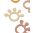 Shein 1 Piece Baby Teething Ice Rings, Colored, Safe and Soft Silicone Rings, Soothing Sensory Teething Ice Rings for Babies 0-3 Years, Teething Ice Ring Set for Toddlers and Infants