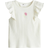 H&M Topp Med Broderat Motiv - Vit/Blomma