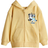 H&M Boys Printed Zip-Through Hoodie - Yellow