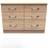 Ready Assembled 2 U Hampshire Light Oak Chest of Drawer 110x79cm