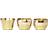 Skultuna Kin Brass Värmeljuslykta 4.5cm 3st