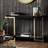 Gallery Direct Ardella Glass Black Console Table 36x120cm