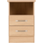 SECONIQUE Nevada Brown Bedside Table 40x40cm