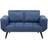 Beliani Brekke Navy Blue Soffa 183cm 2-sits