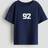 H&M Boys Printed Cotton T-shirt - Navy Blue