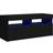 vidaXL 804383 LED Lights Black TV Bench 90x40cm