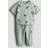 H&M Baby Mickey Mouse 2-Piece T-shirt and Joggers Set - Light Dusty Green